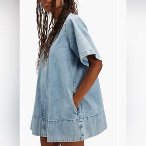 NWOT Free People Harlow Denim mini dress Size Medium